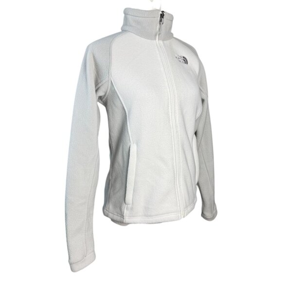 The North Face Khumbu Fleece Jacket Two-Tone Gray and White Womens Size SM - Picture 5 of 10
